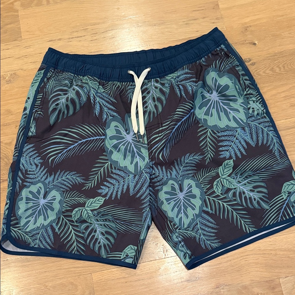 LAST CALL! Fair Harbor Tropical Leaf Men's Swim Shorts